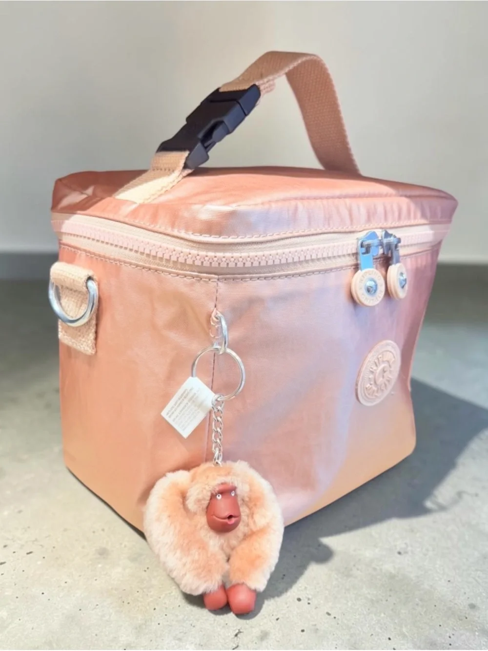 KIPLING Lunch bag Graham Insulated Travel School Food Bag Quartz Metallic